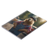 「キャピバラ整備士:グリース、ギア、そして良い雰囲気」 ノートブック (左側)