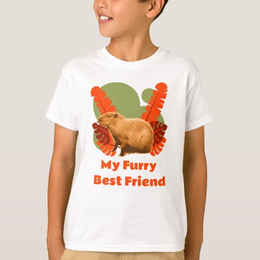 キャピバラ私の怒り最高のの友人 Tシャツ (正面)