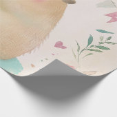 キャピバラ誕生日バッシュパーティーデコーラッピング紙 ラッピングペーパー (角)