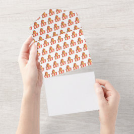 キャピバラ誕生日パーティーの招待状 | かわいい動物 オールインワン招待状