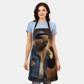 『キャピバラ・カウボーイ：ワイルドウェストをセレンド』 エプロン (着用した状態)