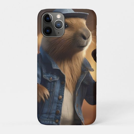 『キャピバラ・カウボーイ:ワイルドウェストをセレンド』 Case-Mate iPhoneケース (裏)