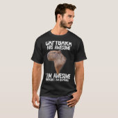キャピバ素晴らしラだからケイピおもしろいラ Tシャツ (正面フル)