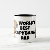 キャピパーソナライズされたバラマグ ツートーンマグカップ (中央)