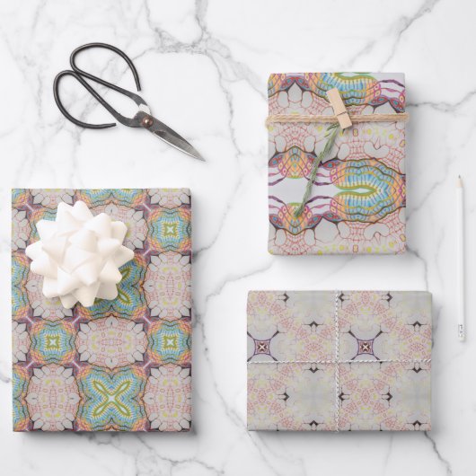 キャピラリーキャタピラーラッピング紙シート3 ラッピングペーパーシート (正面)