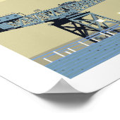 キャピロー、グリーンロック。ヘイネス手動スタイルプリント ポスター (角)