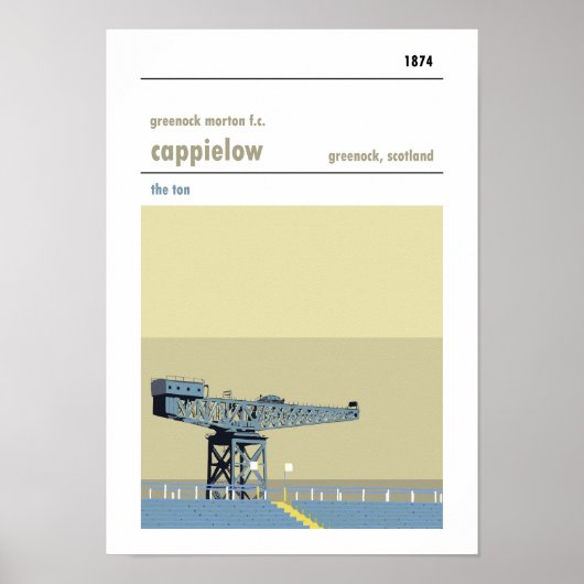 キャピロー、グリーンロック。ヘイネス手動スタイルプリント ポスター (正面)