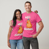 キャピー誕生日Iキャピおもしろいバラ Tシャツ (ユニセックス)