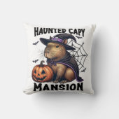 キャピ幽霊のよく出るマンションカピバラハロウィーン クッション (正面)