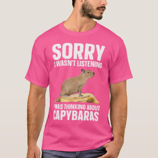 キャピ最高のバラペットローデントキャピバラ Tシャツ