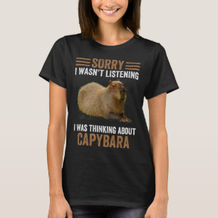 キャピ考えバラスについてグラフィックCapihara Rodent Tシャツ