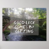 キャフ来引用文ポスターで頑張って ポスター (正面)