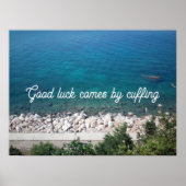 キャフ来引用文ポスターで頑張って ポスター (正面)