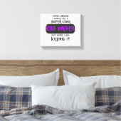 キャブすごいカッコいいドライバ キャンバスプリント (インサイチュ (寝室))