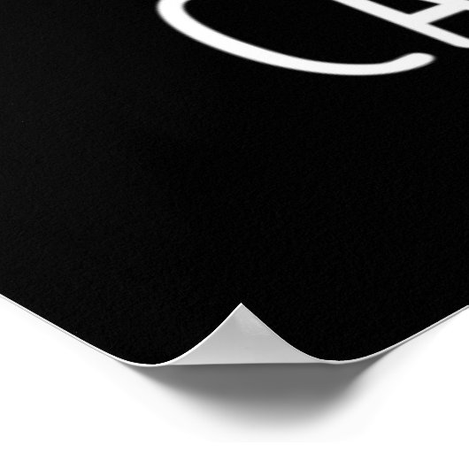 キャブ熟成おもしろいオールドベジキャベツプンダークBG ポスター (角)