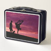 キャブ&マウンテン – ミラノ，イタリア メタルランチボックス (正面)