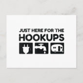 キャプおもしろいンピングRVキャラバンモーターホーム ポストカード (正面)