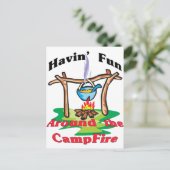 キャプのまわりにファイア ポストカード (スタンド正面)