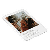 キャプショフォーマルンの結婚婚約日付の保存 マグネット (右側)