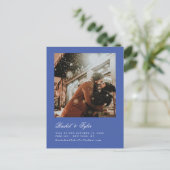 キャプショフォーマルン婚約日付の保存 ポストカード (スタンド正面)