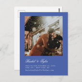 キャプショフォーマルン婚約日付の保存 ポストカード (正面/裏面)