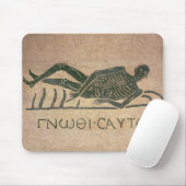 キャプションの横たわる骨組は「知っています マウスパッド (マウス)