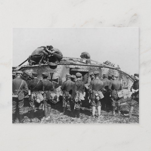 キャプチャされたマークI ポストカード (正面)