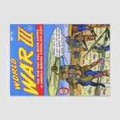 キャプチャされた兵士の一般的なヴィンテージ漫画 薄葉紙 (正面)