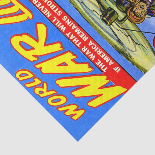 キャプチャされた兵士の一般的なヴィンテージ漫画 薄葉紙 (詳細)