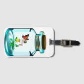 キャプチャされた妖精の荷物タグ ラゲッジタグ (正面横)