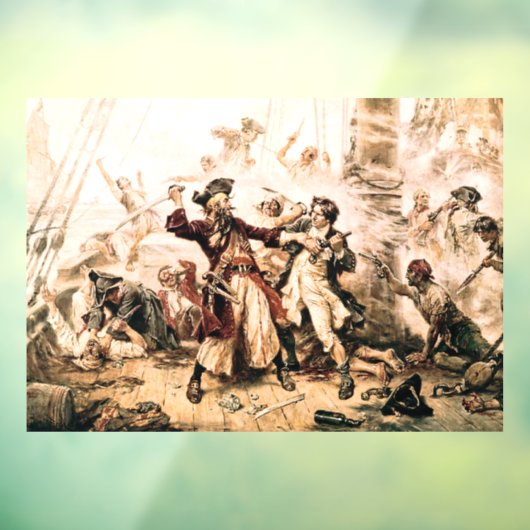 キャプチャー、海賊黒ひげ、アン女王の復讐 ウィンドウサイン (シート3)