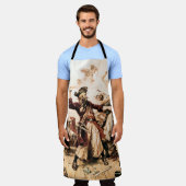 キャプチャー、海賊黒ひげ、アン女王の復讐 エプロン (着用した状態)