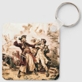 キャプチャー、海賊黒ひげ、アン女王の復讐 キーホルダー (裏面)