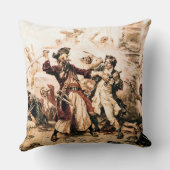 キャプチャー、海賊黒ひげ、アン女王の復讐 クッション (裏面)