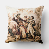 キャプチャー、海賊黒ひげ、アン女王の復讐 クッション (正面)