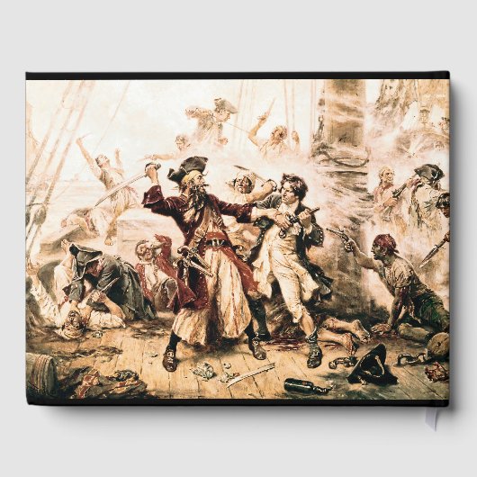 キャプチャー、海賊黒ひげ、アン女王の復讐 ゲストブック (裏面)