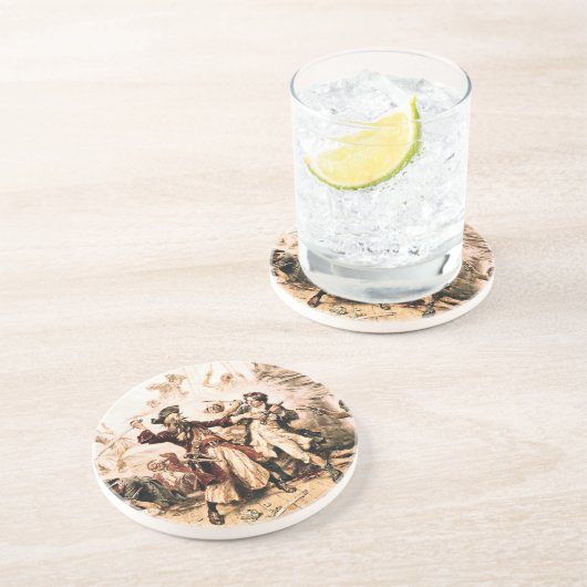 キャプチャー、海賊黒ひげ、アン女王の復讐 コースター (側面)