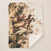 キャプチャー、海賊黒ひげ、アン女王の復讐 シェルパブランケット (正面)