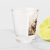 キャプチャー、海賊黒ひげ、アン女王の復讐 ショットグラス (左)