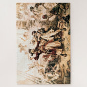 キャプチャー、海賊黒ひげ、アン女王の復讐 ジグソーパズル (縦)