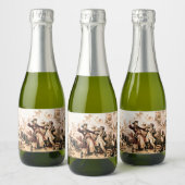 キャプチャー、海賊黒ひげ、アン女王の復讐 スパークリングワインラベル (ボトル)