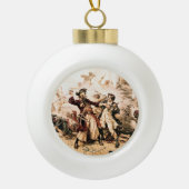 キャプチャー、海賊黒ひげ、アン女王の復讐 セラミックボールオーナメント (正面)