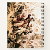 キャプチャー、海賊黒ひげ、アン女王の復讐 ノートブック (裏面)