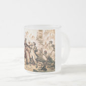 キャプチャー、海賊黒ひげ、アン女王の復讐 フロストグラスマグカップ (正面右)