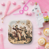 キャプチャー、海賊黒ひげ、アン女王の復讐 ペーパープレート (パーティー)