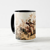 キャプチャー、海賊黒ひげ、アン女王の復讐 マグカップ (正面左)