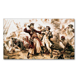 キャプチャー、海賊黒ひげ、アン女王の復讐 マグネット名刺