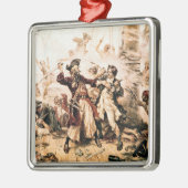 キャプチャー、海賊黒ひげ、アン女王の復讐 メタルオーナメント (左)