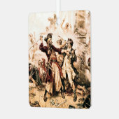 キャプチャー、海賊黒ひげ、アン女王の復讐 メタルオーナメント (正面左)