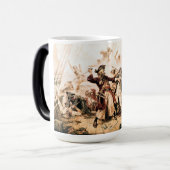 キャプチャー、海賊黒ひげ、アン女王の復讐 モーフィングマグカップ (正面左)